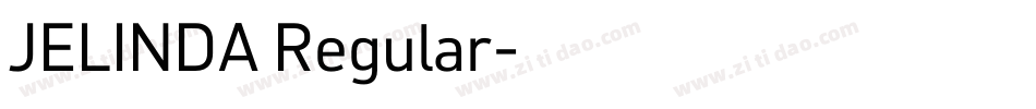 JELINDA Regular字体转换